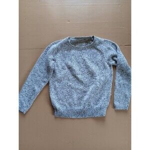 Jack Wills Womens Knitwear Crew Neck Long Sleeve Pullover Sweater Gray Size 12